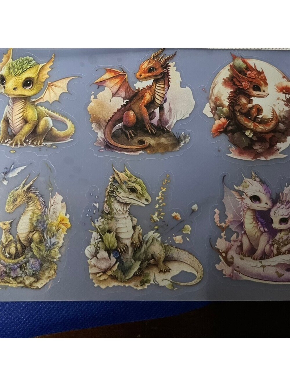 Cute Baby Dragon Decal- Adorable Mythical Creatures for Crafting